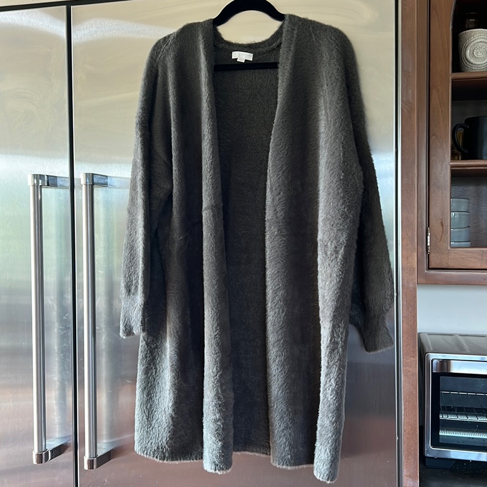 14th & Union Grey Knee Length Cardigan. SZ XL. NWOT